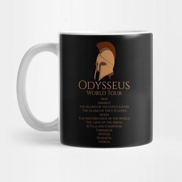 Ancient Greek Mythology - Odysseus World Tour by Styr Designs